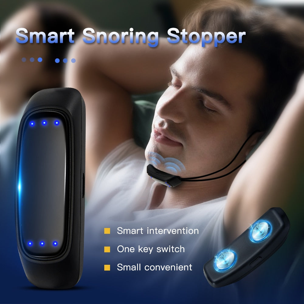 Smart Anti-Snoring Device With EMS Pulse