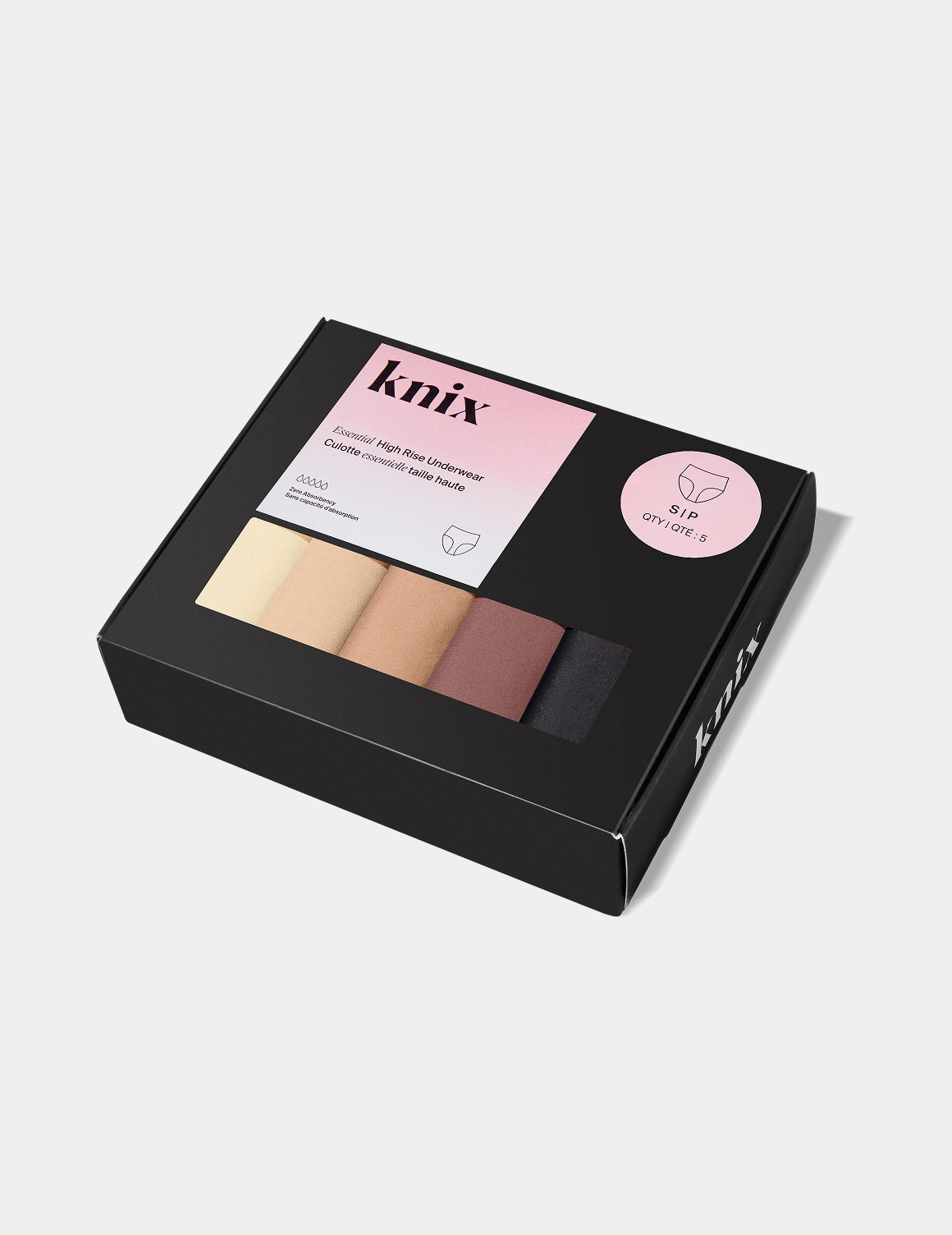 Essential No-Show High Rise 5-Pack