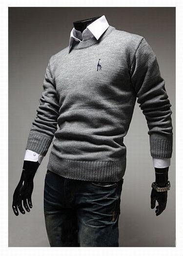 Men's Classic Round Collar Sweater | TrendSettingFashions