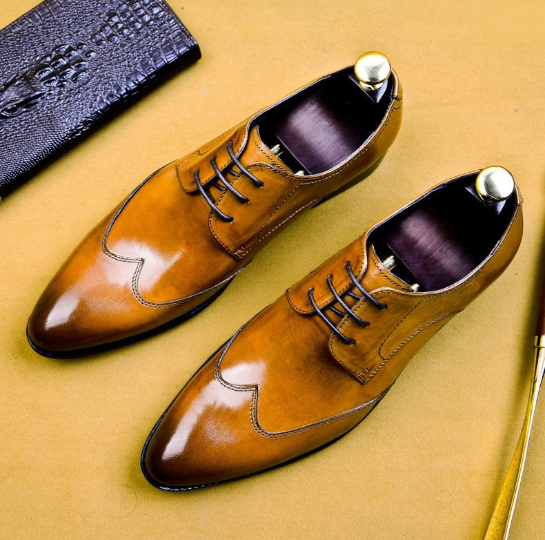 Men's Oxford Italian Dress Shoes Up To Size 11 | TrendSettingFashions