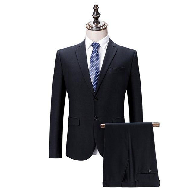 Men's Business Suit Up To 3XL(Pants+Jacket) | TrendSettingFashions