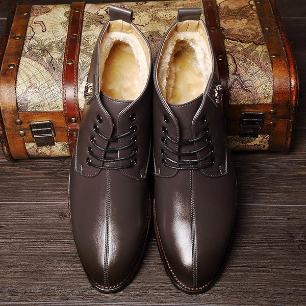 Men's 2 Tone Ankle Dress Boot | TrendSettingFashions