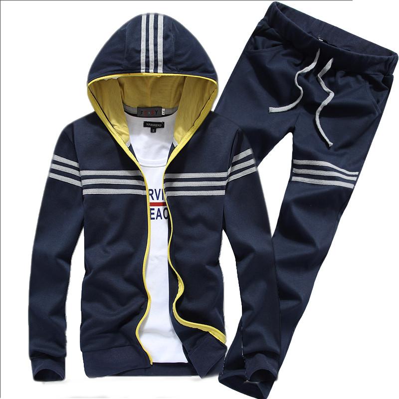 Men's Stripe 2pcs Tracksuit | TrendSettingFashions