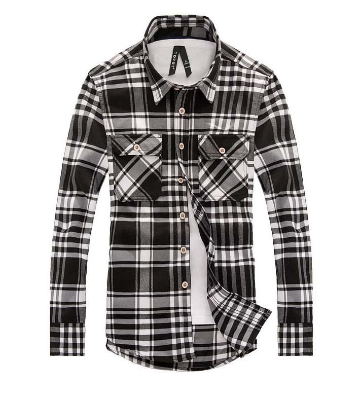 Men's Checker Plaid Shirt In Many Color Options | TrendSettingFashions