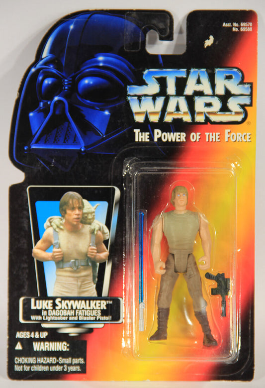 Star Wars Luke Skywalker X-Wing Fighter Pilot POTF ENG Red Card