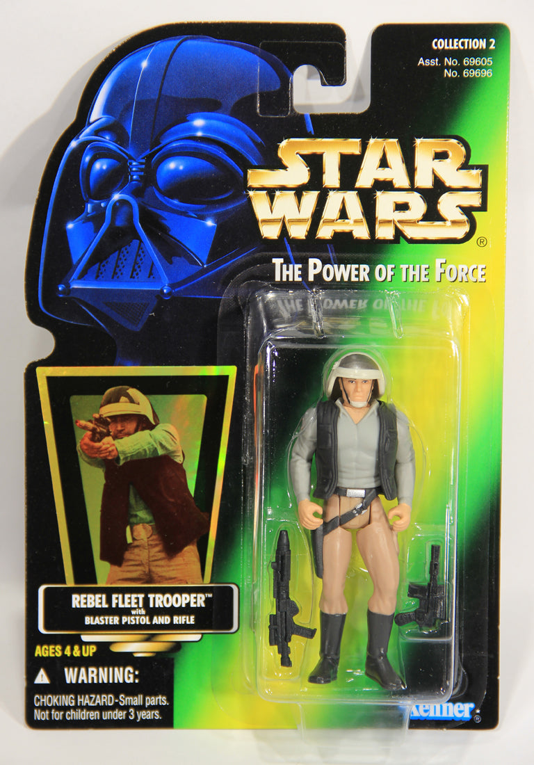 Star Wars Rebel Fleet Trooper 1996 POTF Action Figure ENG Holofoil Card  Collection 1 MOC L015737