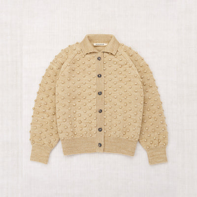 Womens Hand Knit Merino Wool Popcorn Polo Cardigan - Brut – MamaOwl