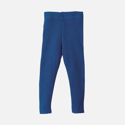 100% Merino Wool TUBES Kids Leggings [Navy Blue] – Ella's Wool