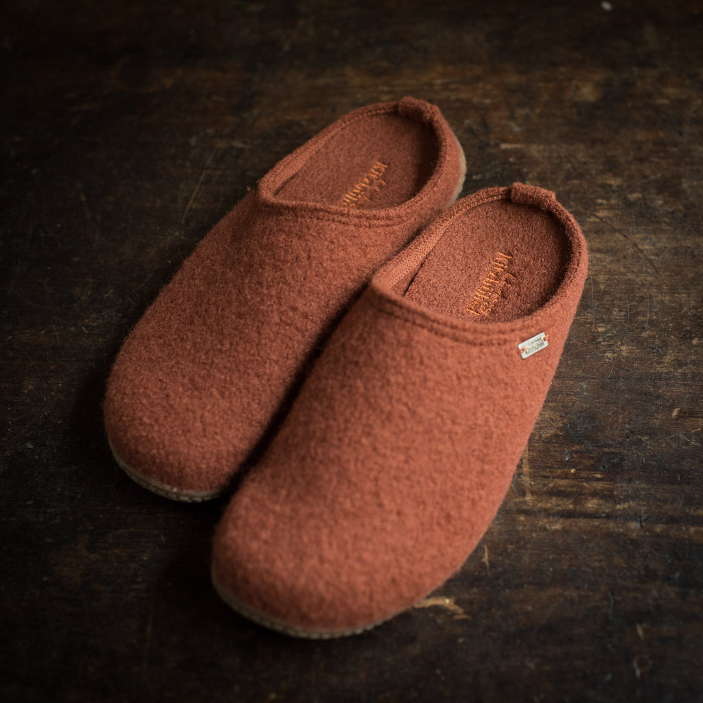 boiled wool slippers