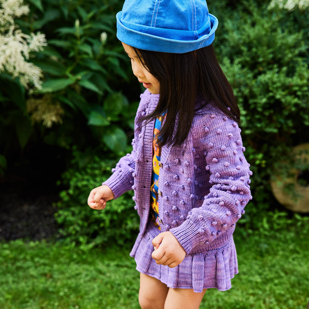 Hand Knit Pima Cotton Skating Pond Skirt - Provence – MamaOwl