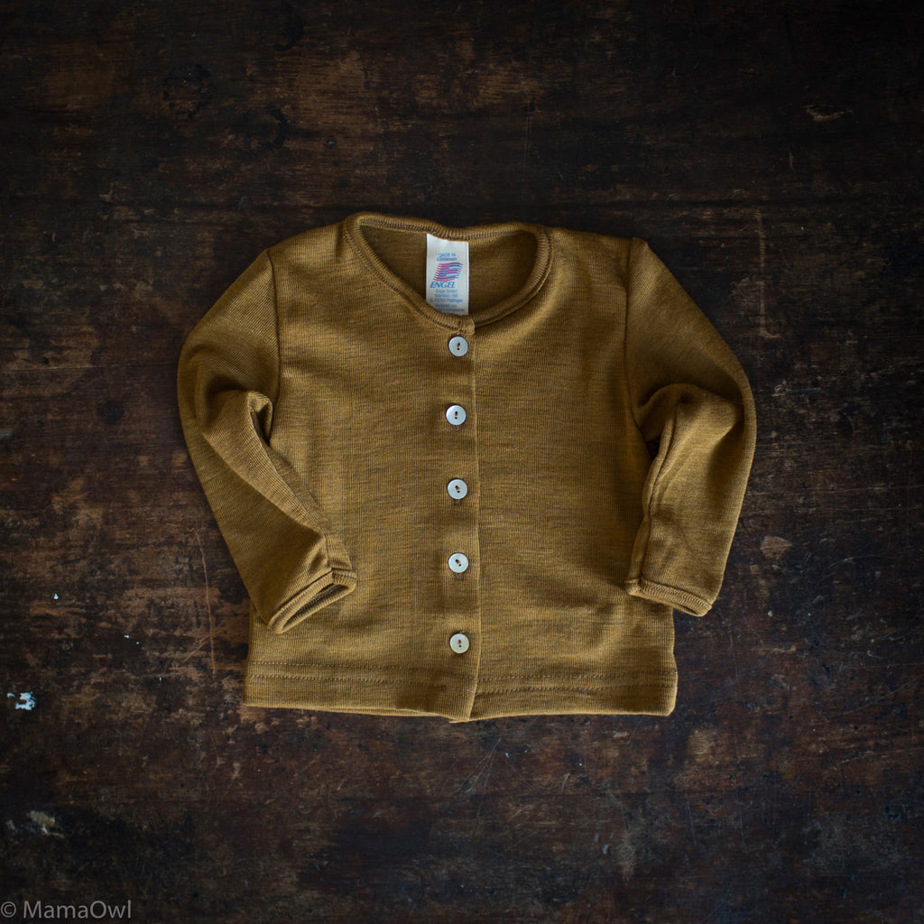 organic baby cardigan