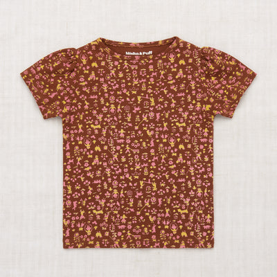 Pima Cotton Pouf Tee - Meadow Print – MamaOwl