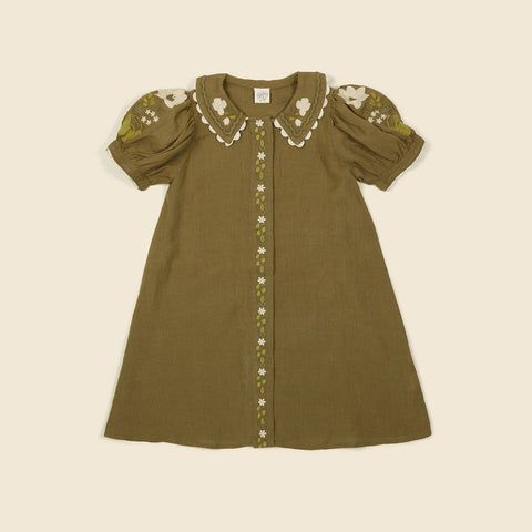 apolina Cece Dress Folk Calico 3-5y-