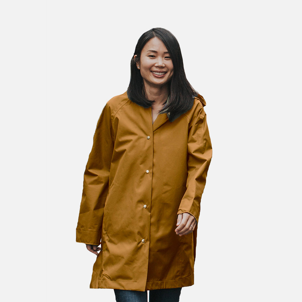 womens swing coat with hood