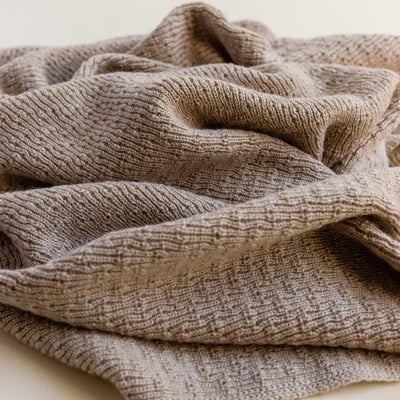 Soft Merino Wool Fleece Snugglesuit - Walnut - 0m-2y