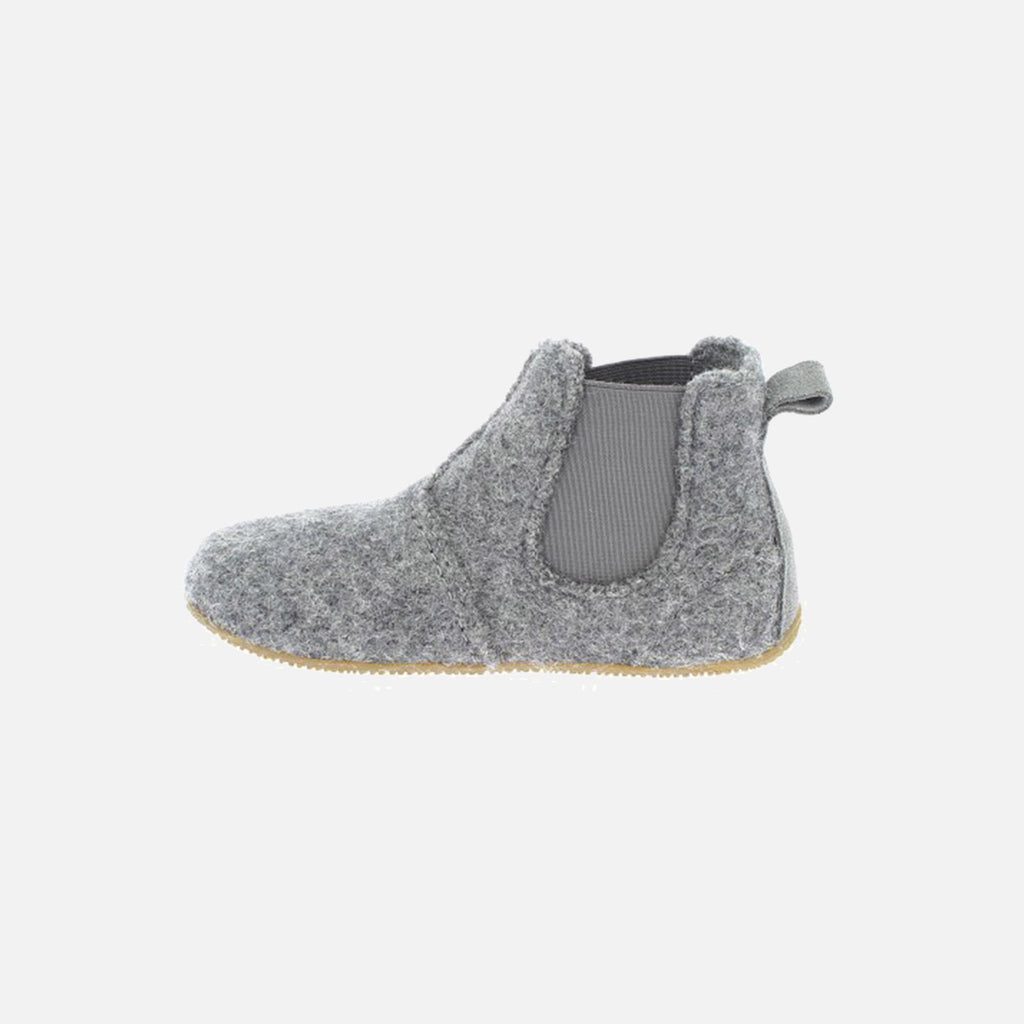 Boiled Wool Toddler Chelsea Shoe - Grey – MamaOwl