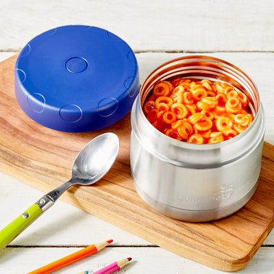 LunchBots Medium Trio II Snack Container - Divided Stainless Steel Food  Container - Three Sections for Snacks On The Go 