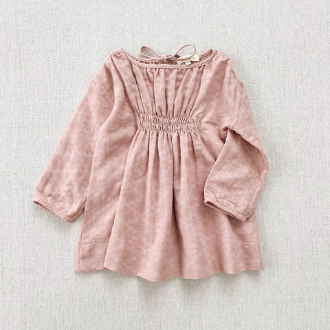 Cotton Voile Auden Dress - Blush