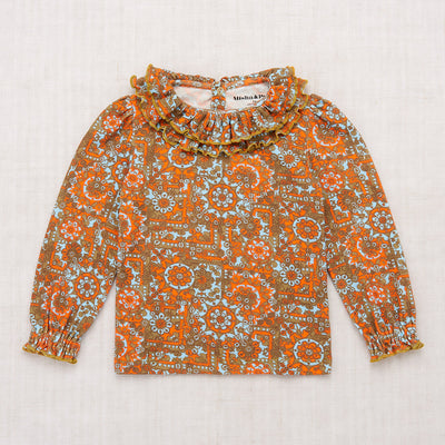 Baby & Kids Pima Cotton Scout Top - Cinnamon Patchwork – MamaOwl