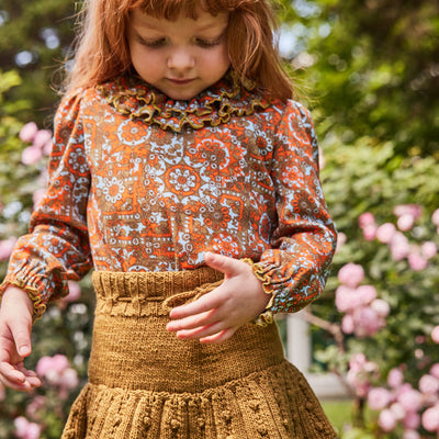 Baby & Kids Pima Cotton Sweetheart Shirt - String/Licorice – MamaOwl