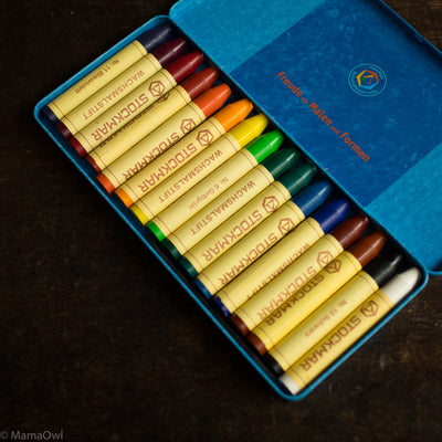 Stockmar Colours of The World Wax Stick Crayons in Tin