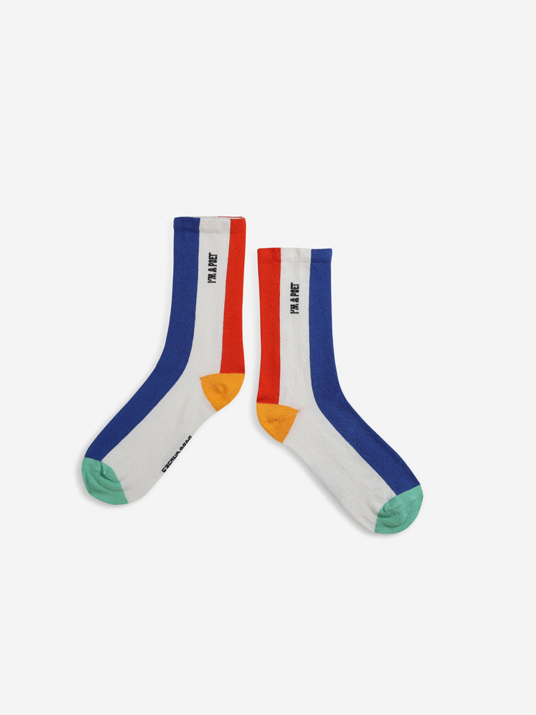 Bobo Choses - Colors Stripes Socks (Kid) | Hello Little Crew