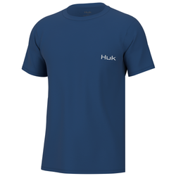 Huk Fishing Hoodie L/S Shirt Blue Gray Camo XL. Good Condition