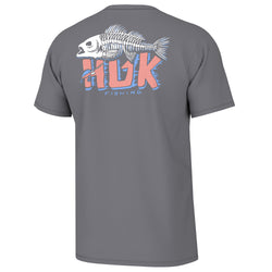 Men's Huk and Bars Tee | Sunwashed Red / XXL