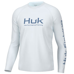 Huk Men's Strike Solid Long Sleeve Shirt  Long Sleeve Performance Fishing  Shirt With +30 UPF Sun Protection & Water Repellent & Stain Resistant  Material (Plein Air, 3X-Large) 