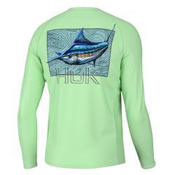 Men's Diamond Edge Long Sleeve White T-Shirt – Guy Harvey