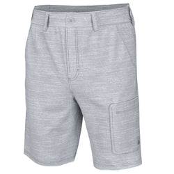 HUK Men's Standard Next Level Quick-Drying Performance Fishing Shorts,  Bone-7, Small at  Men's Clothing store