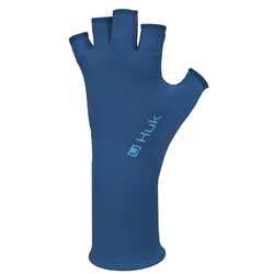 Huk Men's Tournament Gloves (Huk Blue) medium for sale online