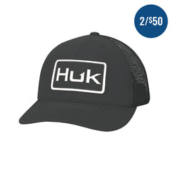 HUK Men's HUK'D, Anti-Glare Fishing Visor with Velcro Closure, Fin