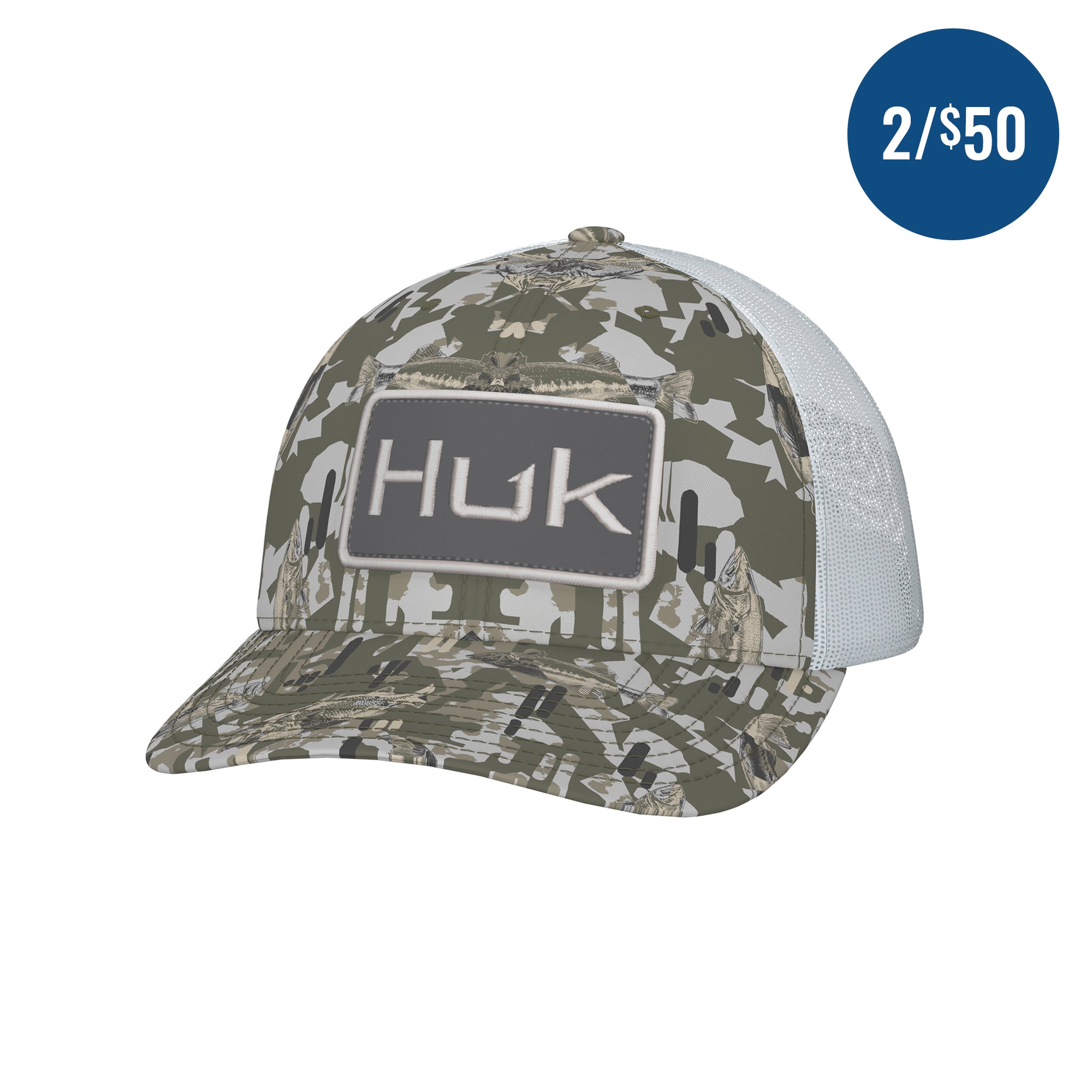 Huk Men's KC Icon Apex Vert Hoodie - Ice Water - Large