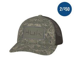 HUK Men Standard Straw, Wide Brim Fishing & Beach Hat, Fish Wagon-Volcanic  Ash, One Size : : Sports & Outdoors