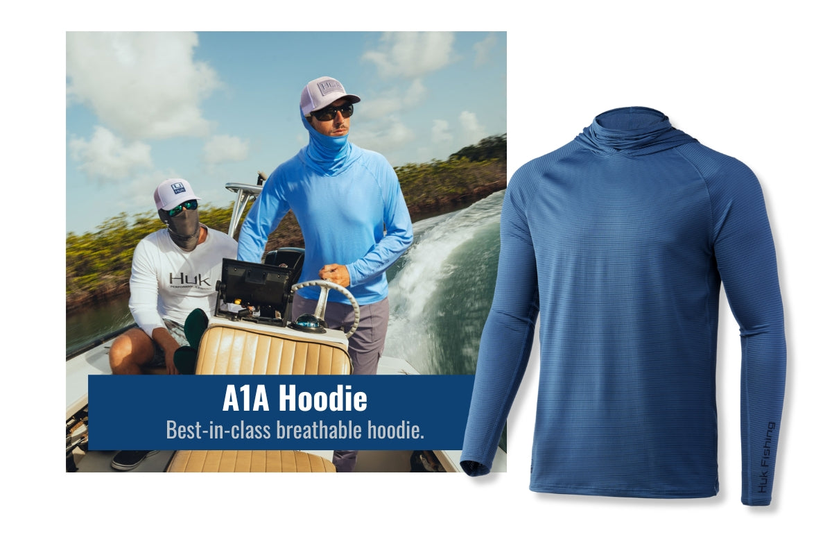 Huk Men's Icon X Hoodie | Long-Sleeve Performance Shirt with UPF 30+ Sun  Protection