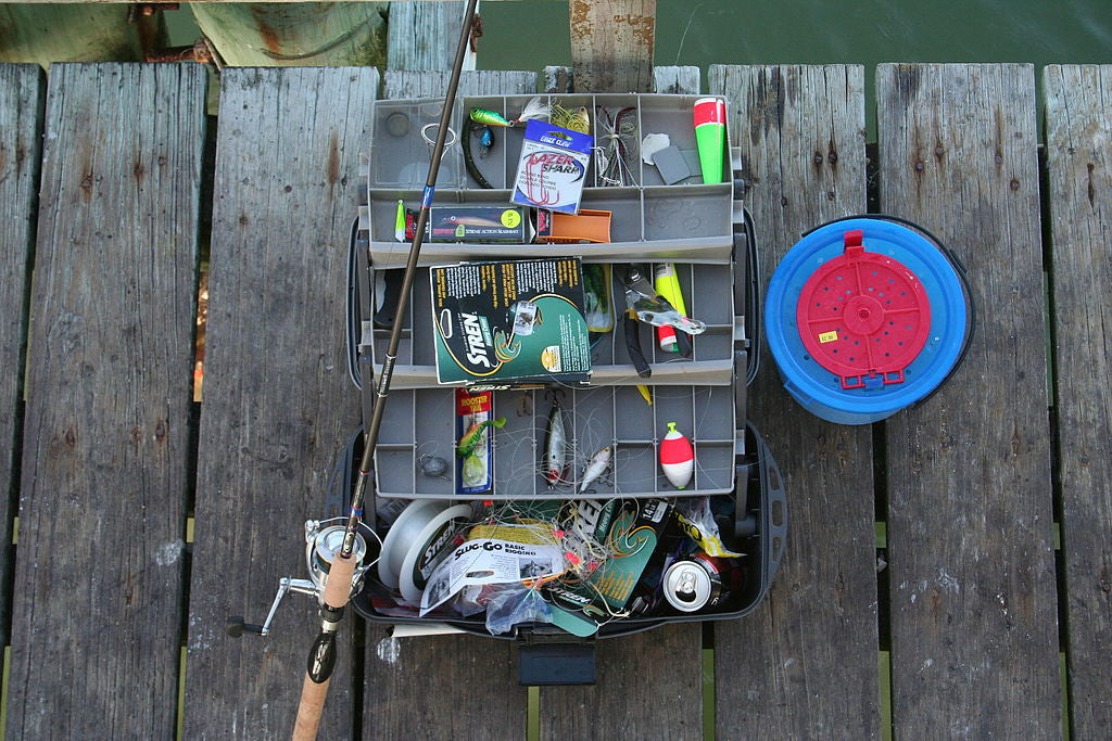 bass fishing tackle box setup