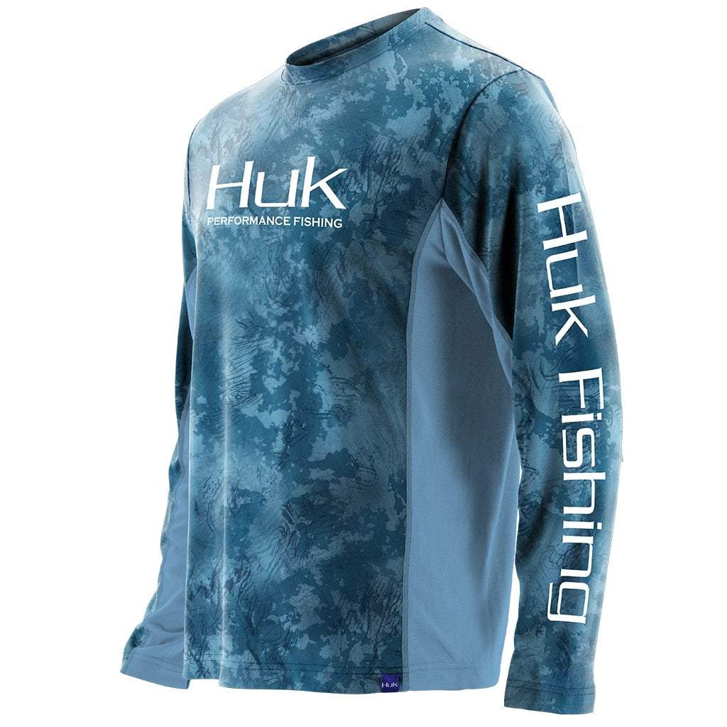 huk hooded fishing shirt