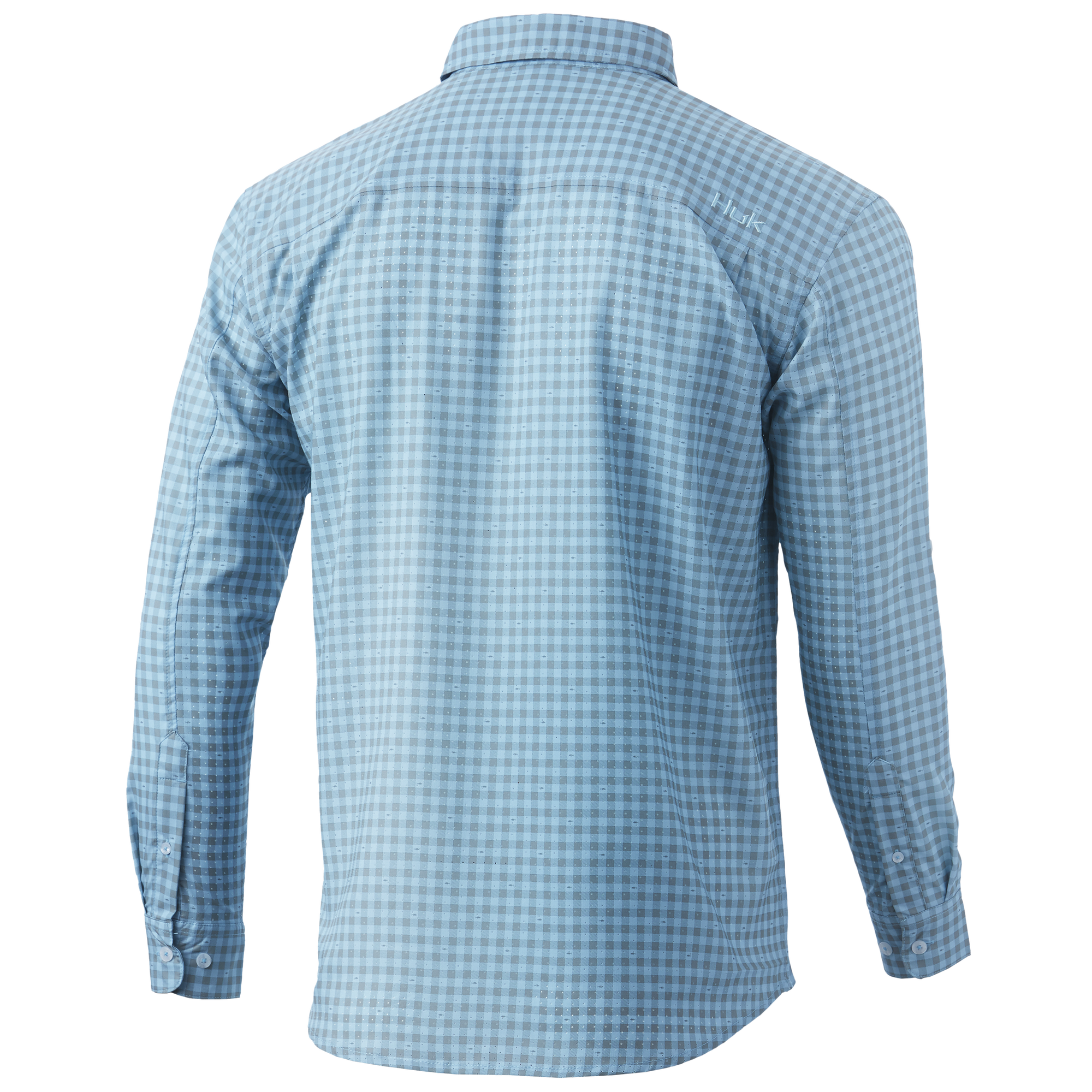 Huk Tide Point Gingham Long Sleeve