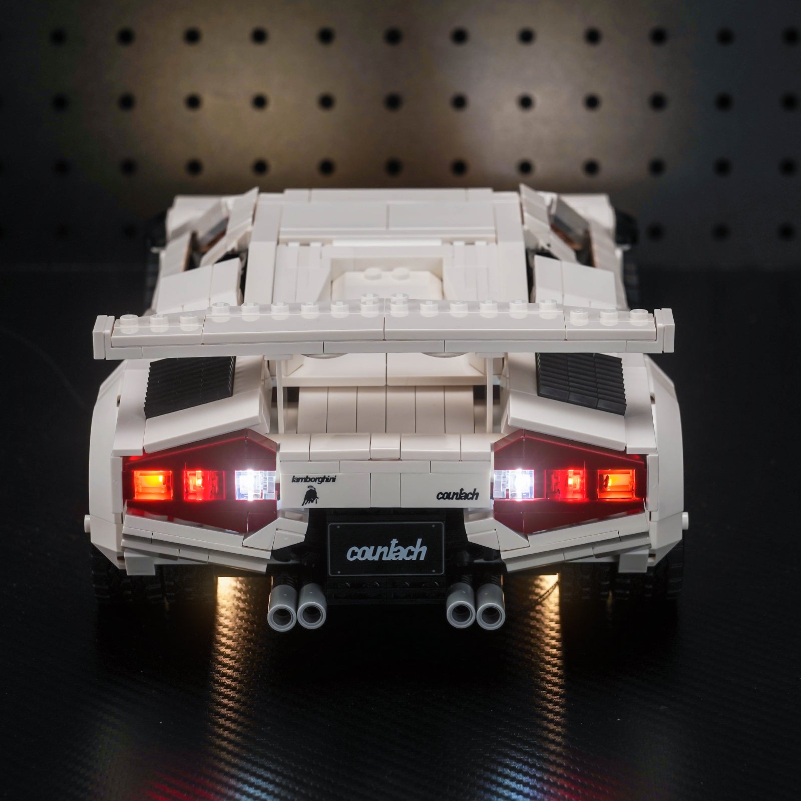 BrickBling Lichtset für LEGO Icons Lamborghini Countach 5000 Quattrovalvole 10337