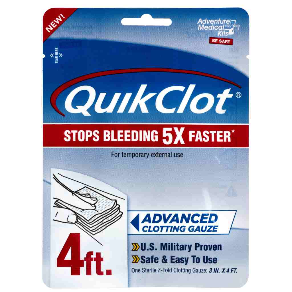 QuikClot Gauze 3" x 4' - Adventure Medical Kits product image