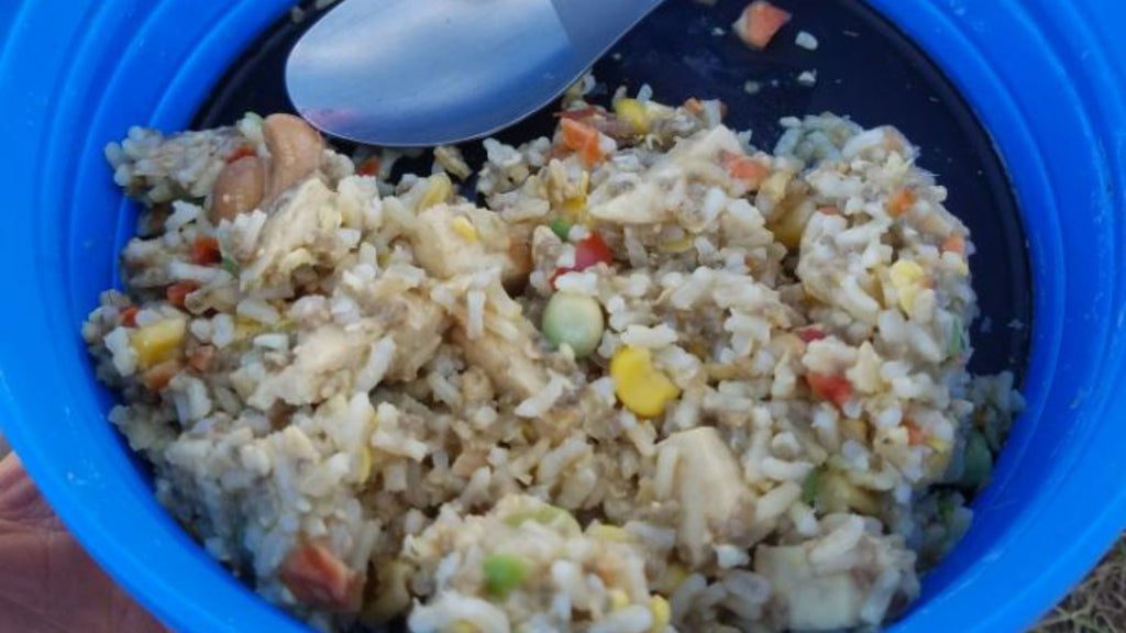 Fried rice in the backcountry