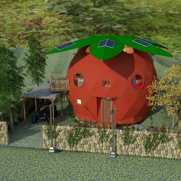 Bunch of Bedrooms in the Shape of Himalayan Fruit Airbnb OMG! Fund Winner