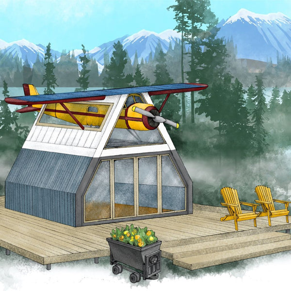 Bush Plane in Alaska Ghost Town Airbnb OMG! Fund Winner