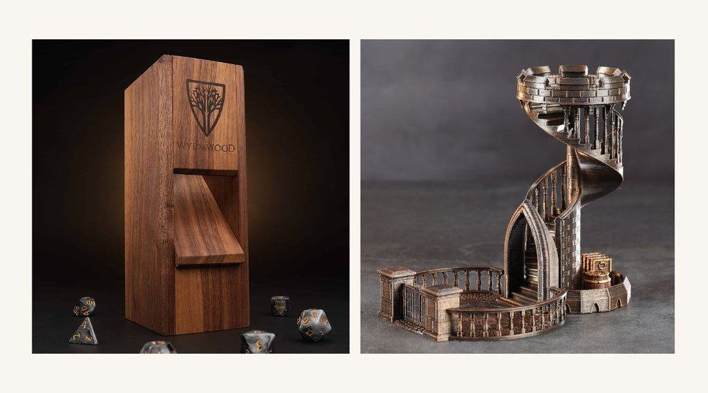 Modern Dice Tower Dice Gifts