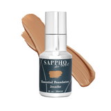 Essential Foundation suitable for dry skin in glass bottle