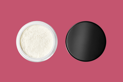 Open Organic Loose Setting Powder for Oily Skin on Cherry Pink, link to shop Powders