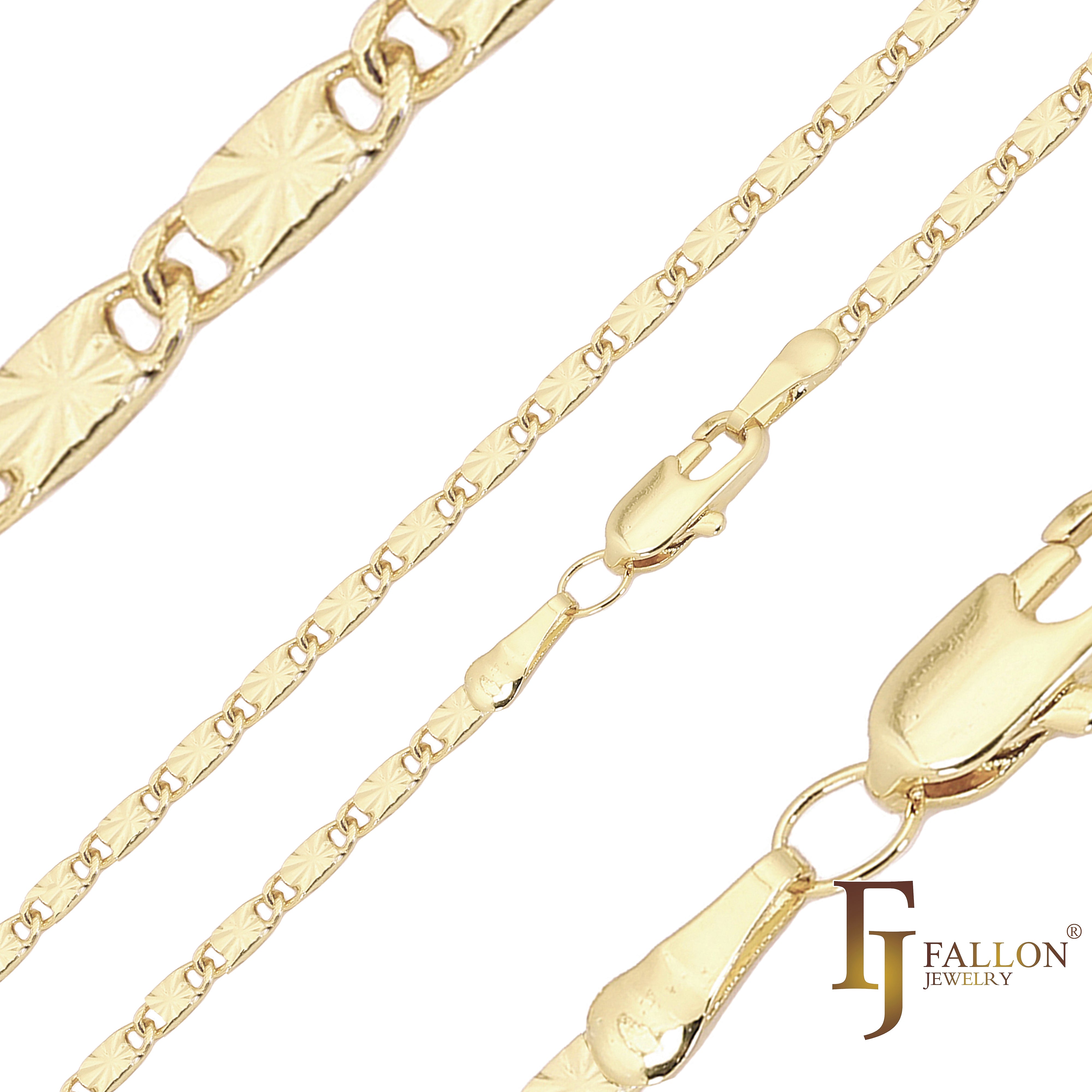 14k chain ブレス ネックレス solid gold キングギドラ - ブレスレット