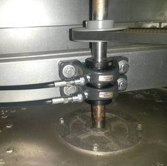 grease extension hose installed on centrifugal fan bearings