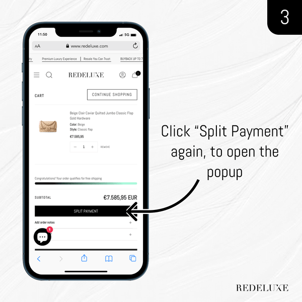 Tutorial Split Payment Step 3